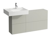 Laufen KARTELL szafka pod umywalkę Slim 120x27cm kamienno szary H4082910336411