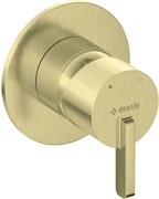 Deante SILIA Bateria prysznicowa podtynkowa bez przełącznika natrysku złoto szczotkowane BQS R44L