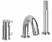 Paffoni Candy bateria wannowa 3-otworowa chrom CA040CR