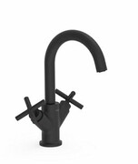 Tres MONTBLANC Bateria umywalkowa czarny mat 28310301NM