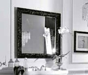 Kerasan Retro Lustro ze srebrną ramą 100x100 cm 7364