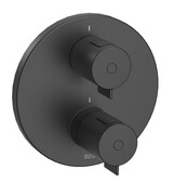 Roca T-500 bateria prysznicowa termostatyczna podtynkowa Czarny mat A5A2K18NB0