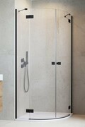 Radaway Essenza Black Pdd kabina 100x100cm szkło przejrzyste 1385003-54-01L/1385003-54-01L