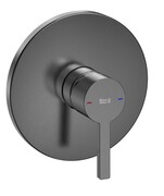 Roca Naia bateria prysznicowa podtynkowa Brushed Titanium Black EVERLUX-PVD A5A2B96NM0