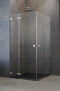 Radaway Essenza Pro Brushed Nickel Kdd kabina 100x90cm szczotkowany nikiel 10096100-91-01L/10096090-91-01R