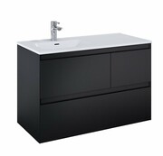 Elita Split szafka podumywalkowa 100x63x46cm czarny mat 168159