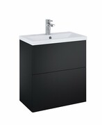 Elita Kido Set szafka z umywalką zestaw 60x67x35cm czarny mat RE020601117160/168099