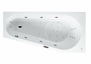 Riho Delta wanna asymetryczna 150x80cm z hydromasażem Bliss lewa B067004005