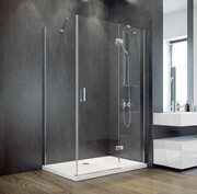 Besco Viva kabina prostokątna prawa 100x80x195cm przejrzyste VPP-100-195C