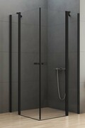 New Trendy New Soleo Black 120x120x195 cm kabina kwadratowa przejrzyste K-0558