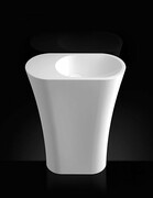 Marmorin umywalka stojąca Wega 600R biała prawa 60x30x85 cm P515060920010 __DARMOWA DOSTAWA__