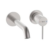 Roca ONA bateria umywalkowa podtynkowa ścienna inox EVERLUX-PVD A5A359ESM0