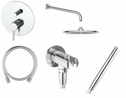 Zestaw Oltens Molle bateria podtynkowa z deszczownicą 30 cm Sondera i kompletem prysznicowym Ume