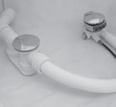 Riho Syfon automatyczny z napuszczaniem przez przelew Multiplex Trio 100cm chrom 208876