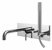 Paffoni Bateria wannowa, chrom Light LIG001CR