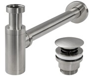 Rea Syfon Umywalkowy Klik-Klak Uniwersalny NIKIEL SZCZOTKOWANY REA-A4400