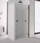 SanSwiss Annea Black Line drzwi prysznicowe prawe 90x200cm profile czarne AN1CD09000607