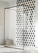 Radaway Modo X Black I Frame kabina Walk-in 120x200 szkło 10mm 388324-54-58