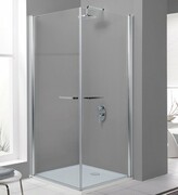 Sanplast kabina narożna kwadratowa KN2/PRIII-90 90x90 biały/przejrzyste 600-073-0430-01-401