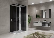 Novellini Glax 2 2.0 kabina z hydromasażem 80x80 biała G22A80M1-1UH