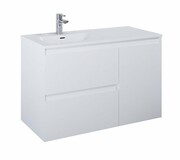 Elita Split szafka podumywalkowa z koszem cargo lewa 100x63x46cm biały mat 168148