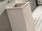 Bathco Borneo umywalka stojąca 45x45cm beige 00330/WL