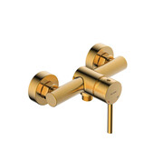 Oltens Molle bateria prysznicowa ścienna złoto szczotkowane 33000810