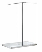 Besco Aveo Black ścianka boczna Walk In 30x195cm PAB-30-195-C