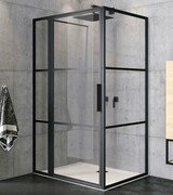 Riho Grid GB203 kabina prysznicowa 130x80cm czarna G004022121