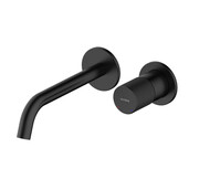 Oltens Hamnes bateria umywalkowa podtynkowa kompletna czarny mat 32602300