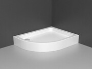 Radaway Laros E Compact Brodzik asymetryczny 100x80x17cm prawy SLE81017-01R