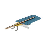 Excellent Stilio Slim 80 odpływ liniowy z rusztem dekoracyjnym miedź szczotkowana INEX.1525.K.B01.800.R.CB