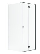 Radaway Nes Kdj B Brushed GunMetal kabina 90x100cm prawa szczotkowany grafit 10025090-92-01R/10039100-01-01