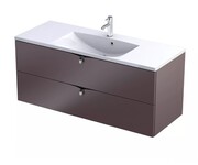 Oristo Siena szafka podumywalkowa wisząca 120x50x45cm mokka mat OR45-SD2S-120-21