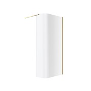 Excellent Vidoq walk-in ścianka prysznicowa gięta 93x200 cm, złoty połysk KAEX.1507.930.LP.GL