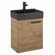 Elita Tiny Set szafka z umywalką komplet 45x61x30cm Canela Oak 168302