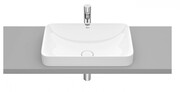 Roca FINECERAMIC umywalka wpuszczana w blat cienkościenna Square 55x37 biała SUPERGLAZE A327534S00
