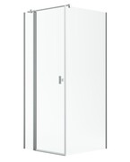 Radaway Nes Kdj II Brushed Nickel kabina 120x90cm lewa szczotkowany nikiel 10032120-91-01L/10039090-01-01