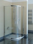 Ravak Kabina prysznicowa Blix BLCP4 półokrągła 80x80 aluminium transparent Anticalc 3B240C00Z1