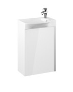 Elita Summer Set szafka z umywalką komplet 45x68x25cm biały połysk 167360