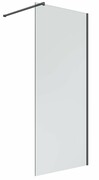 Oltens Bo kabina prysznicowa Walk In 110cm szkło przejrzyste profil czarny mat 22003300