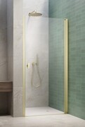 Radaway Nes Brushed Light Gold Dwj I Drzwi wnękowe 100cm prawe szczotkowane jasne złoto szkło przejrzyste 10026100-98-01R