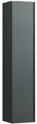 Laufen Meda kolumna łazienkowa wysoka 1 drzwi lewa Traffic Grey H4216510112661