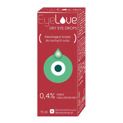 Krople EyeLove Dry Eye Drops - 0,4% hialuronianu sodu Krople do oczu