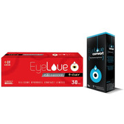 EyeLove Exclusive 1-Day 30 szt. + krople EyeLove Comfort 15 ml Bezokularow.pl