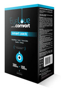 EyeLove ultraComfort SmartPack 360 ml + 100 ml + pojemnik Płyny EyeLove