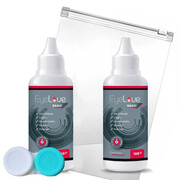 Travel Pack: 2x EyeLove Basic 100 ml + pojemnik na soczewki + woreczek Płyny EyeLove