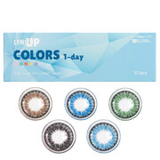 LensUp Colors 1-Day moc: 0,00 (zerówki) 10 sztuk LensUp