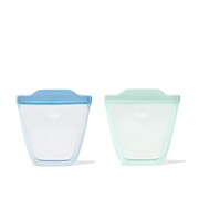 OXO Silikonowe Woreczki Strunowe 2 szt. Opal & Dusk
