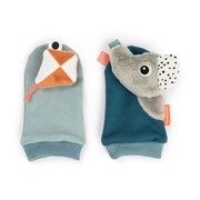 Done by Deer Skarpetki z Grzechotką Playground Blue